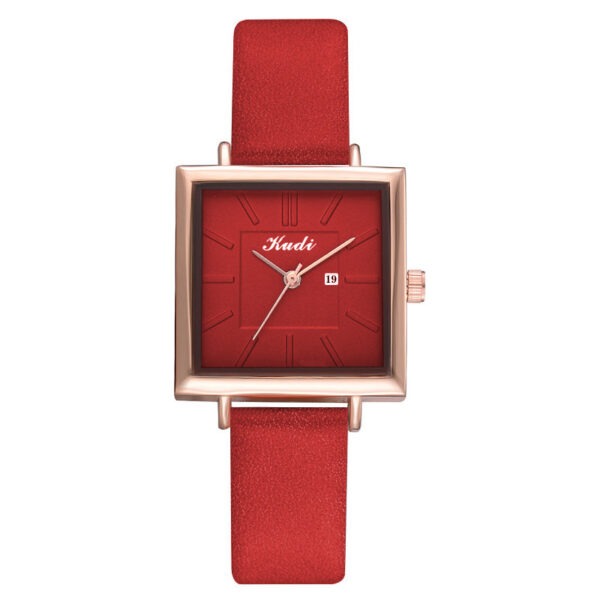 Calendar Square Fashion Student Wristband Watch - Image 2