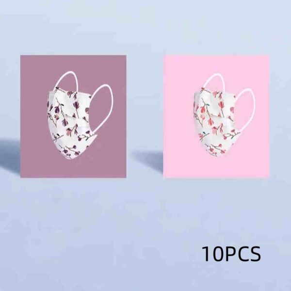 Creative Minimalist Printed Breathing Color Changing Mask - Image 4