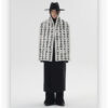 Original Chinese Style Imitation Dehaired Angora Winter Warm Black And White Lovers Scarf - Image 3