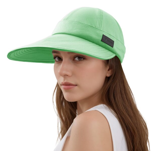 Sukeen Cooling Visor Cap For Women&Men, 2 In 1 Zip-Off Sun Hat With UV Protection For Outdoor Sports Golf Travel Tennis Beach - Image 6