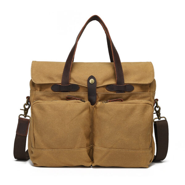 Portable Briefcase Men's One-shoulder Crossbody Outdoor Travel - Image 9