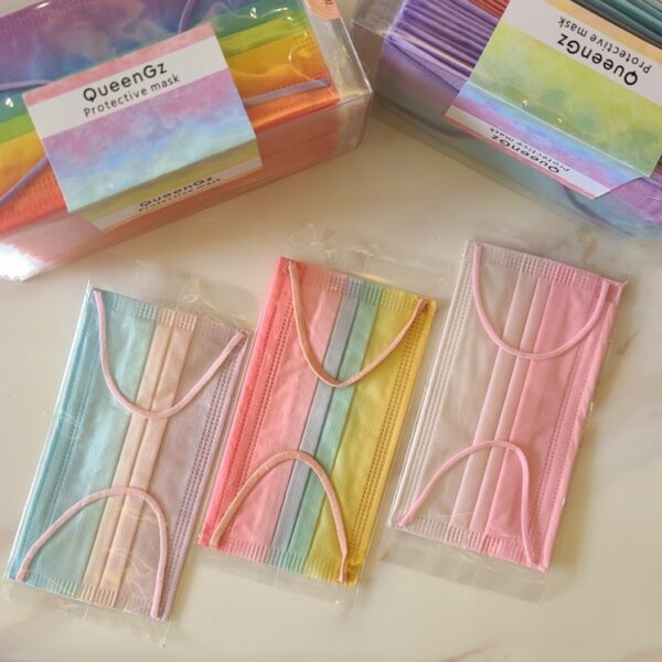 Rainbow Gradient Mask Color Protection Fashion - Image 5