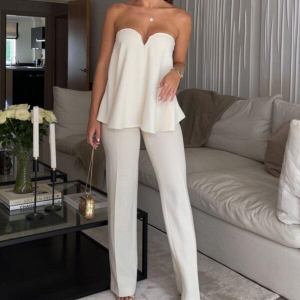 European And American Style Women's Wear New Tank-top Loose Casual Suit Pants