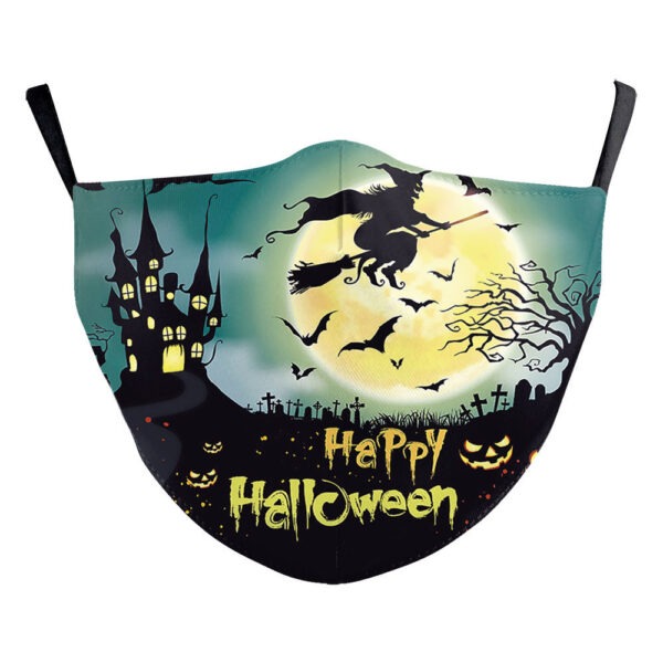 Halloween Skull Funny Digital Printing Double-layer Dust Mask - Image 6