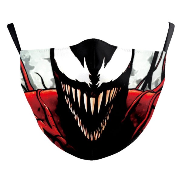 Halloween Skull Funny Digital Printing Double-layer Dust Mask - Image 7