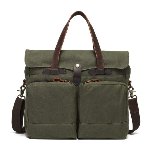 Portable Briefcase Men's One-shoulder Crossbody Outdoor Travel - Image 8