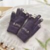 Autumn And Winter New Fleece-lined Warm Women's Touch Screen Gloves - Image 4