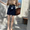 Small Denim Skirt Women's Summer Dark Blue - Image 2