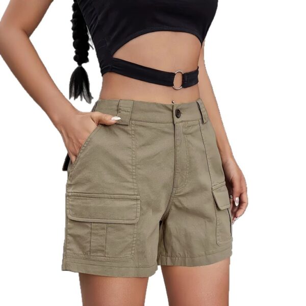 Straight Cargo Casual Loose Wide-leg Pants - Image 3