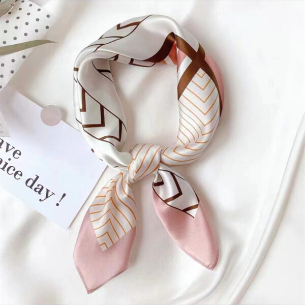 Crepe Satin Scarf For Women - Image 3