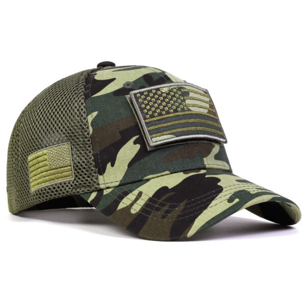 Sun Protection Sports Velcro Outdoor Military Fans Men's Camouflage Hat - Image 3