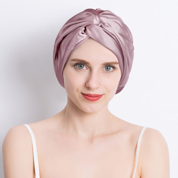 Seamless Double-layer Cross Comfort Nightcap - Image 10
