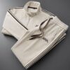 Warm Sports Suit Men's Zipped Stand Collar Cardigan - Image 3