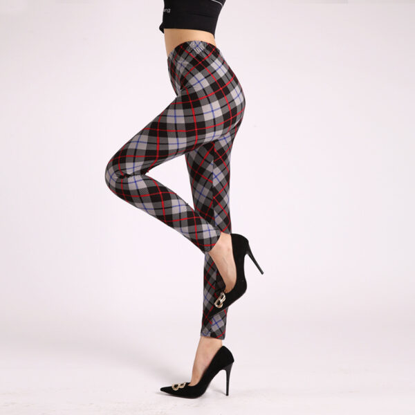Autumn Underwear Leggings Stretch Printed High-waisted Trousers - Image 8