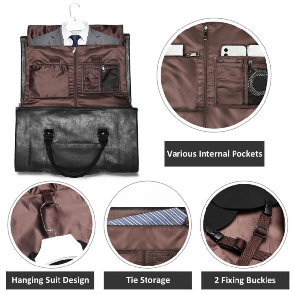 Personalized Men's Suit Travel Bag - Image 2