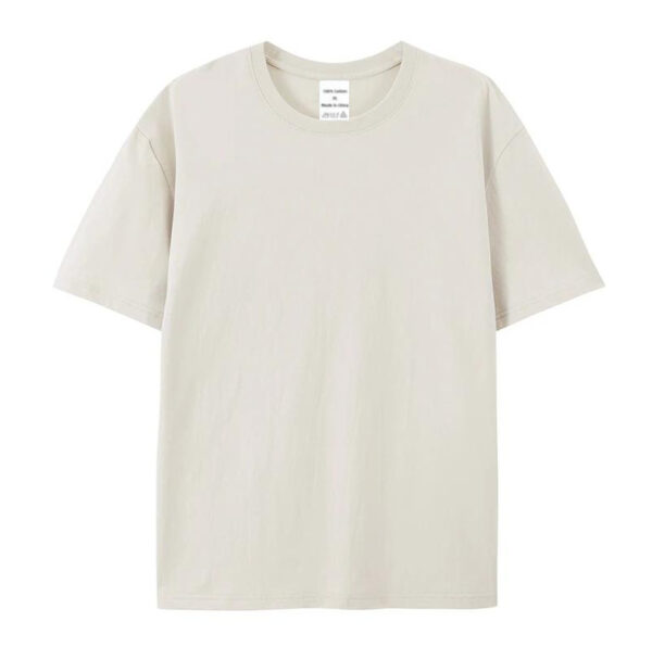 Cotton American Style High-end Half Sleeve T-shirt - Image 9