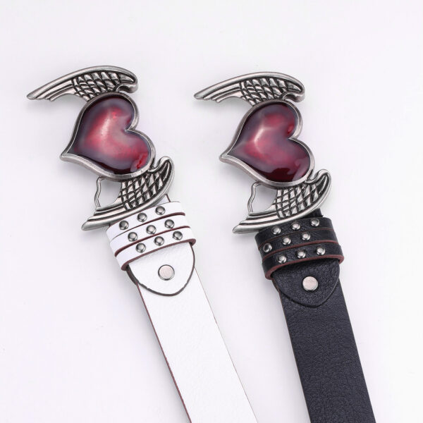 Fashion Personality Heart Wings Belt Ladies - Image 2