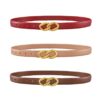Women's Retro Smooth Buckle Cowhide Belt - Image 8