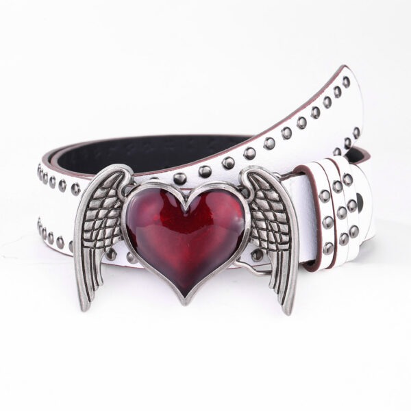 Fashion Personality Heart Wings Belt Ladies - Image 7