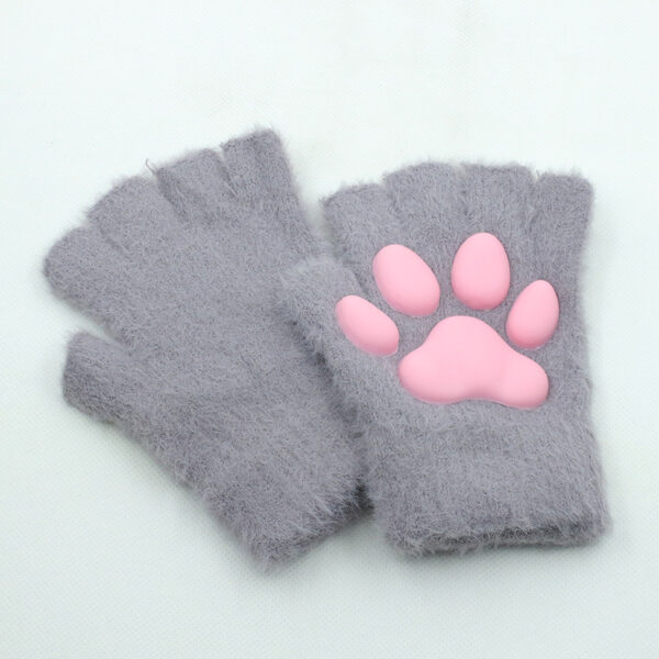 3D Cat's Paw Gloves Cute Animal Pattern - Image 2