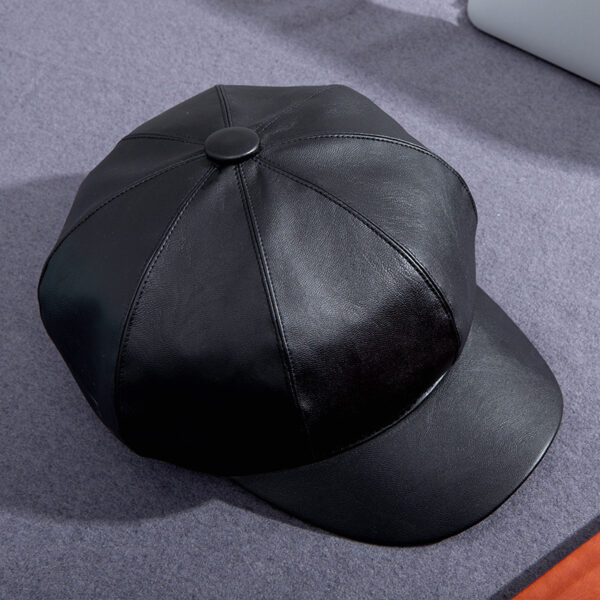 Temperament Korean Style Octagonal Pumpkin Hat Literary Style - Image 6