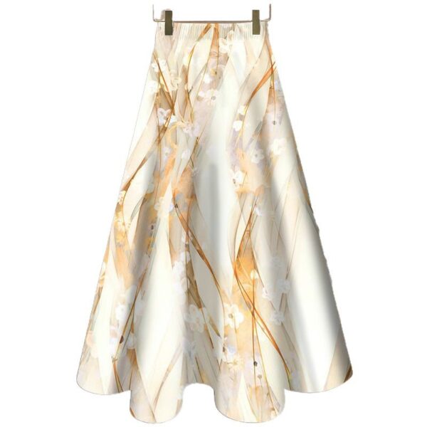 National Style Floral Skirt New Elegant Cover - Image 2