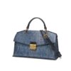 Blue With Snake Texture Handbags Women's High Sense - Image 5
