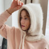 Autumn And Winter Fashion Warm Scarf Neck Protection Integrated Woolen Knitted Hat