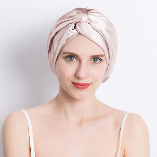 Seamless Double-layer Cross Comfort Nightcap - Image 4