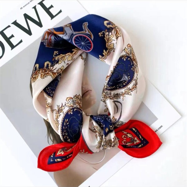 Crepe Satin Scarf For Women - Image 6