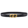 Women's Retro Smooth Buckle Cowhide Belt - Image 5