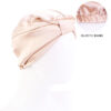 Contrast Color Knotted Head Wash Makeup Double-layer Silk-like Sleeping Hat - Image 7