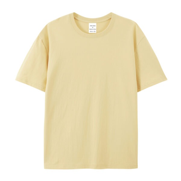 Cotton American Style High-end Half Sleeve T-shirt - Image 7