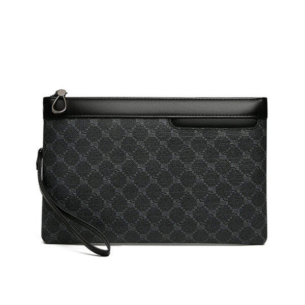 Men's Black Fashion Retro Leather Bag - Image 6