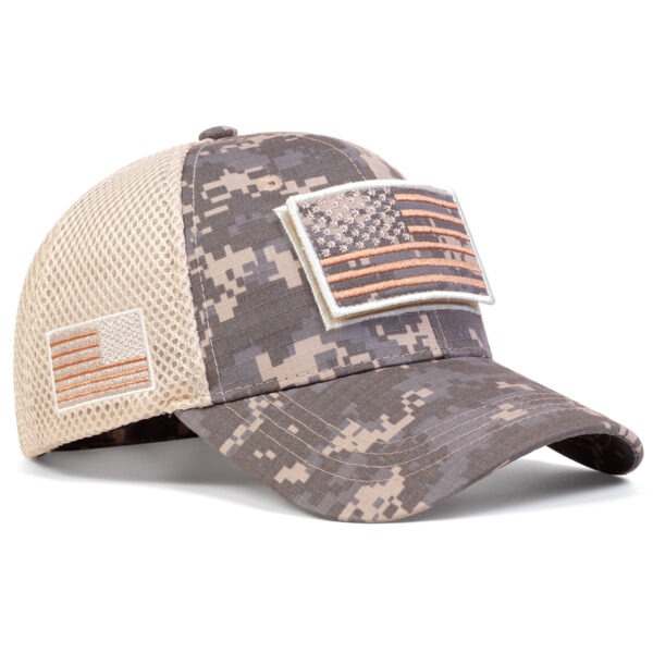 Sun Protection Sports Velcro Outdoor Military Fans Men's Camouflage Hat - Image 5