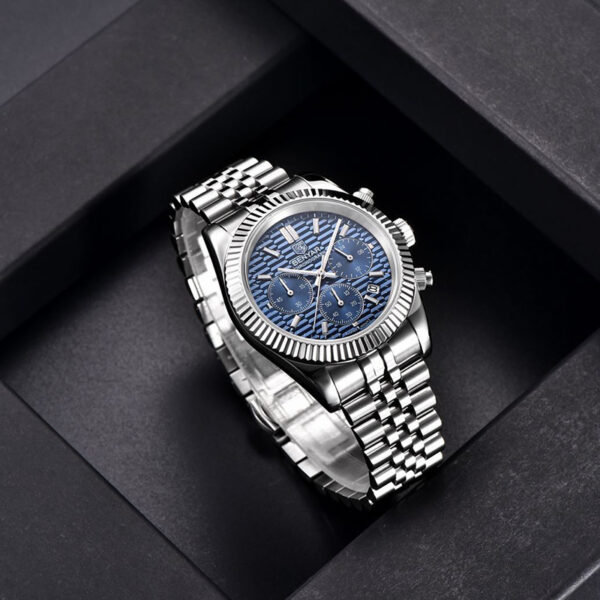Stainless Steel Calendar Luminous Sports Fashion Men's Quartz Watch - Image 6
