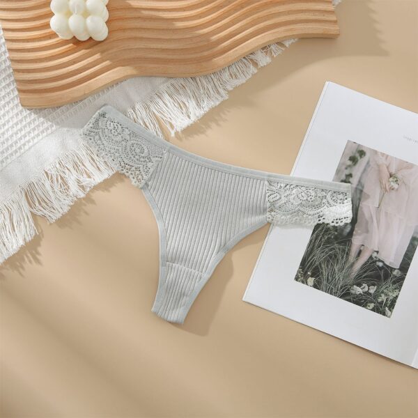 Underwear Low Waist Full Cotton Women's Lace - Image 5