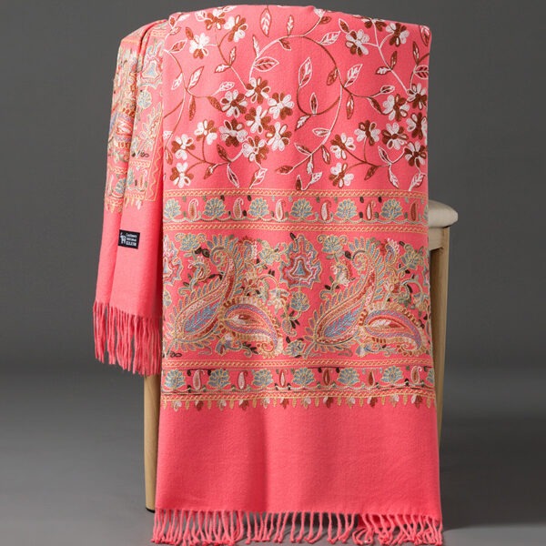 Scarf Shawl Cashmere Warm Cheongsam Outerwear - Image 4