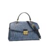 Blue With Snake Texture Handbags Women's High Sense - Image 2