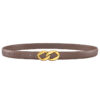 Women's Retro Smooth Buckle Cowhide Belt - Image 9
