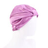 Contrast Color Knotted Head Wash Makeup Double-layer Silk-like Sleeping Hat - Image 6