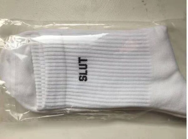 Hot Sale English Letters FUCK Letters Cotton Sock - Image 7