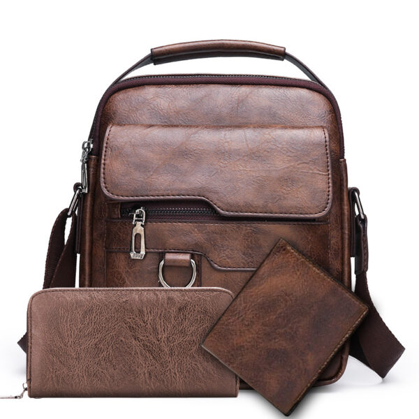 Casual Crossbody Men's Document Small Backpack - Image 8