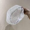 Mesh Hat Cover Gray Hair Lace Pile Heap Cap Thin Spring Women's Big Head Circumference