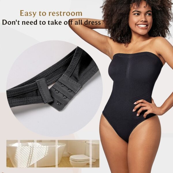 Jumpsuit Skinny Knit Seamless Body-shaping Corsets Sling Detachable Tank-top T-back - Image 5
