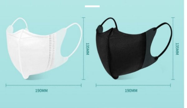 3D Three-dimensional Breathable Adult Three-layer Disposable Protective Mask Bag With Meltblown - Image 3
