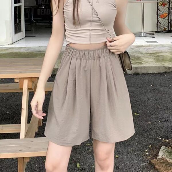Summer Thin Loose High Waist Casual Japanese Shorts - Image 7