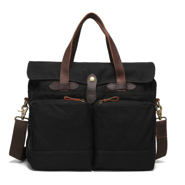 Portable Briefcase Men's One-shoulder Crossbody Outdoor Travel - Image 3