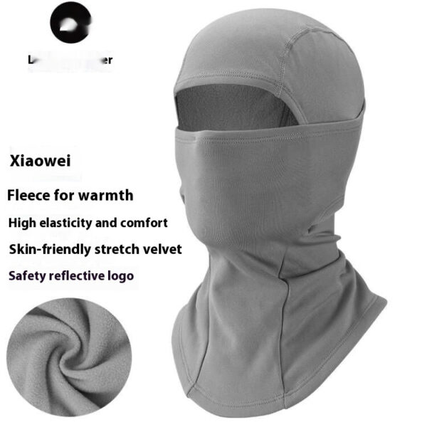 Outdoor Keep Warm And Windproof In Winter Mask Outdoor Fleece Scarf Cold-proof Haze-proof Riding Hat - Image 9