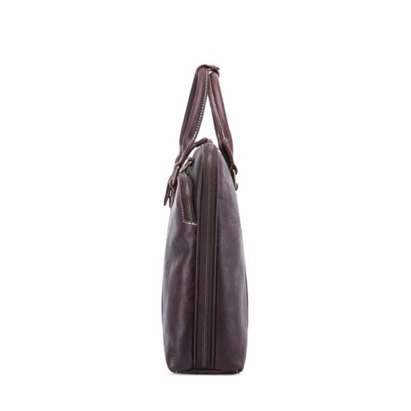 Men's Handbag Leather Briefcase Shoulder Crossbody - Image 4